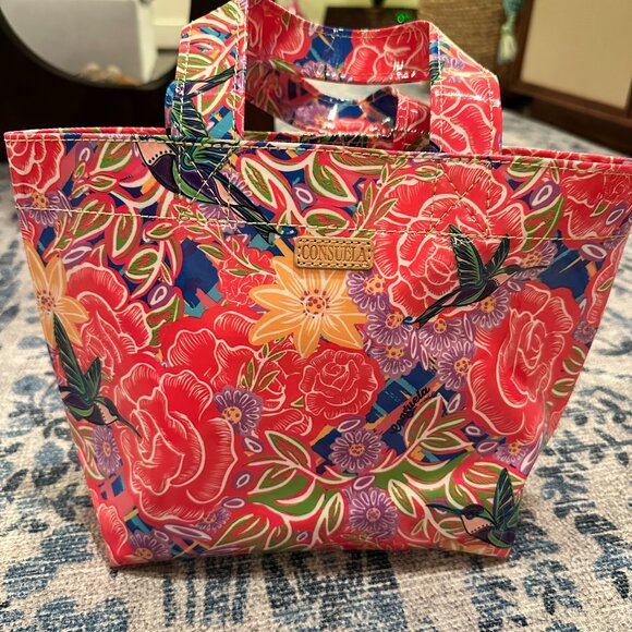 Consuela Mini Bag - Pink Floral Pattern - Picture 1 of 5